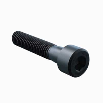 Blubase | RVS Inbusbout M8*45 | Zwart