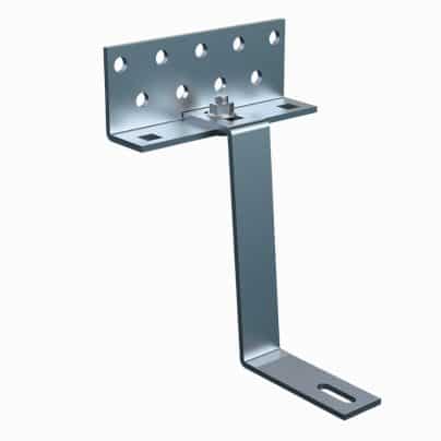 Blubase | Classic | RVS verstelbare schroefhaak plaat