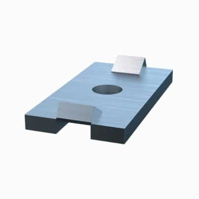 Blubase | Aluminium klemplaat