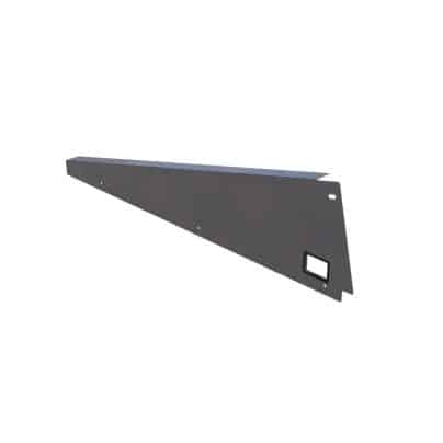 Blubase Connect | Zijplaat Landscape | RECHTS | Zwart